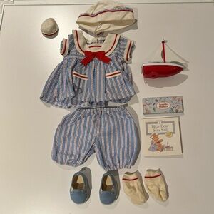 American Girl Bitty Baby Sets Sail Outfit Retired Pleasant Co.